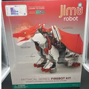 New JIMU FireBot Kit, App-Enabled Building Coding STEM Robot Kit Mythical Series